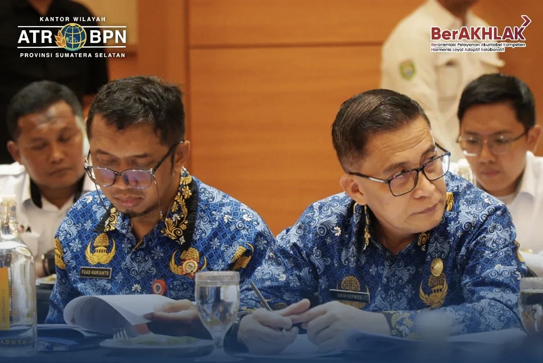 BPN Sumsel Dukung Penyelesaian Double Account BMN dan BMD