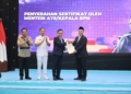 Kementerian ATR/BPN Serahkan Sertipikat Hak Pakai untuk Lemhannas RI: Perkuat Kepastian Hukum Aset Negara