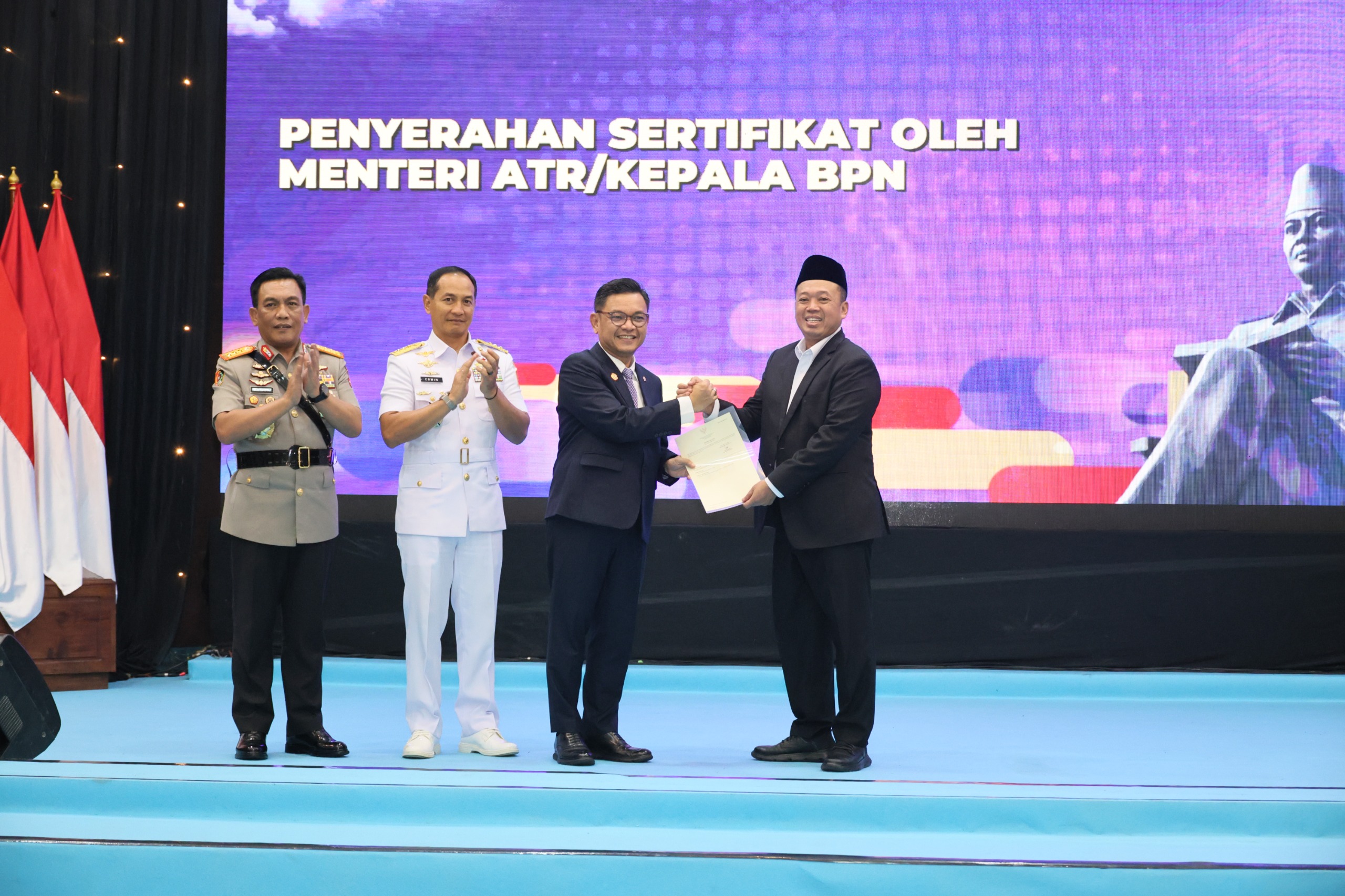 Kementerian ATR/BPN Serahkan Sertipikat Hak Pakai untuk Lemhannas RI: Perkuat Kepastian Hukum Aset Negara