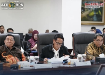 Kakanwil BPN Sumsel Ikuti Rakor Percepatan Pembangunan Jalan Tol Betung-Tempino-Jambi