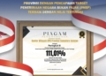 BPN Sumsel Raih Peringkat III sebagai Provinsi Pencapaian Target PNBP Terbaik