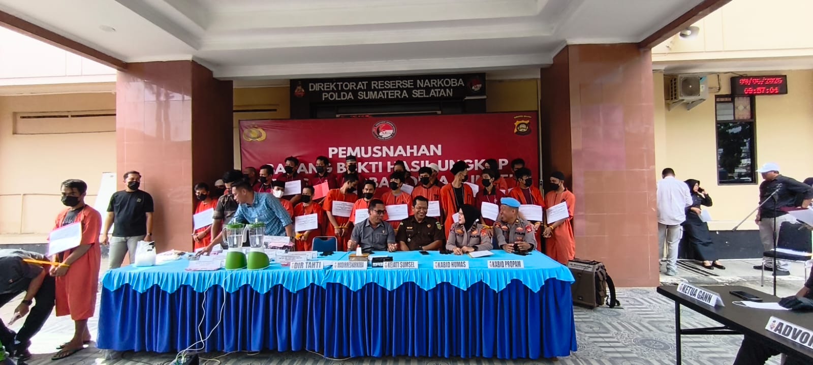 Polda Sumsel Musnahkan Narkoba Senilai Rp2,94 Miliar, Selamatkan Lebih dari 34 Ribu Jiwa
