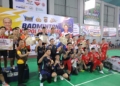 Tak Hanya Andal Bertugas, Tim Badminton Polda Sumsel Rebut Juara 1 di Sumbar