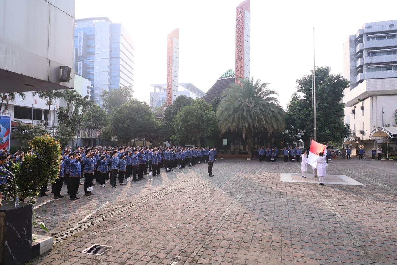 Kementerian ATR/BPN Gelar Upacara Hari Lahir Pancasila