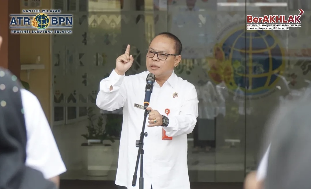 BPN Sumsel Tekankan Pegawai Pentingnya Kedisplinan Kerja