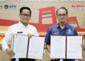 Kakanwil BPN Sumsel Tandatangani Berita Acara Kesepakatan Tipologi Tanah Kawasan Hutan