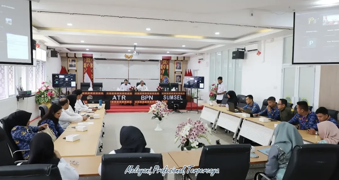 BPN Sumsel Persiapkan Kegiatan Neraca Penatagunaan Tanah Kecamatan WP3WT