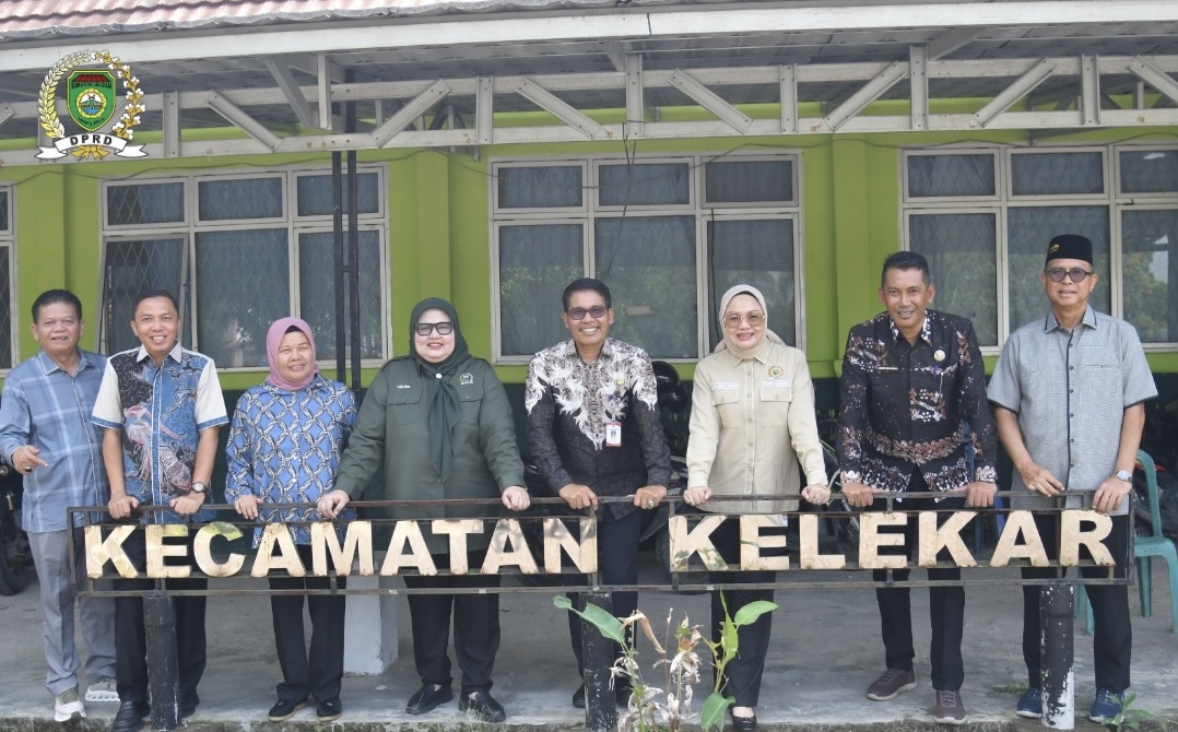 Kunker Pimpinan dan Anggota Komisi I DPRD Sumsel ke Kantor Kecamatan Kelekar Muara Enim