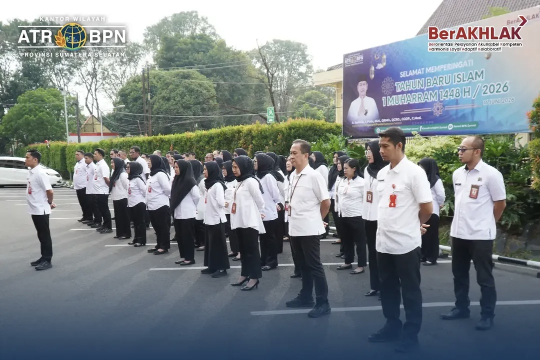 Apel Pagi BPN Sumsel: Fokus Sinergi dan Percepatan Target Organisasi