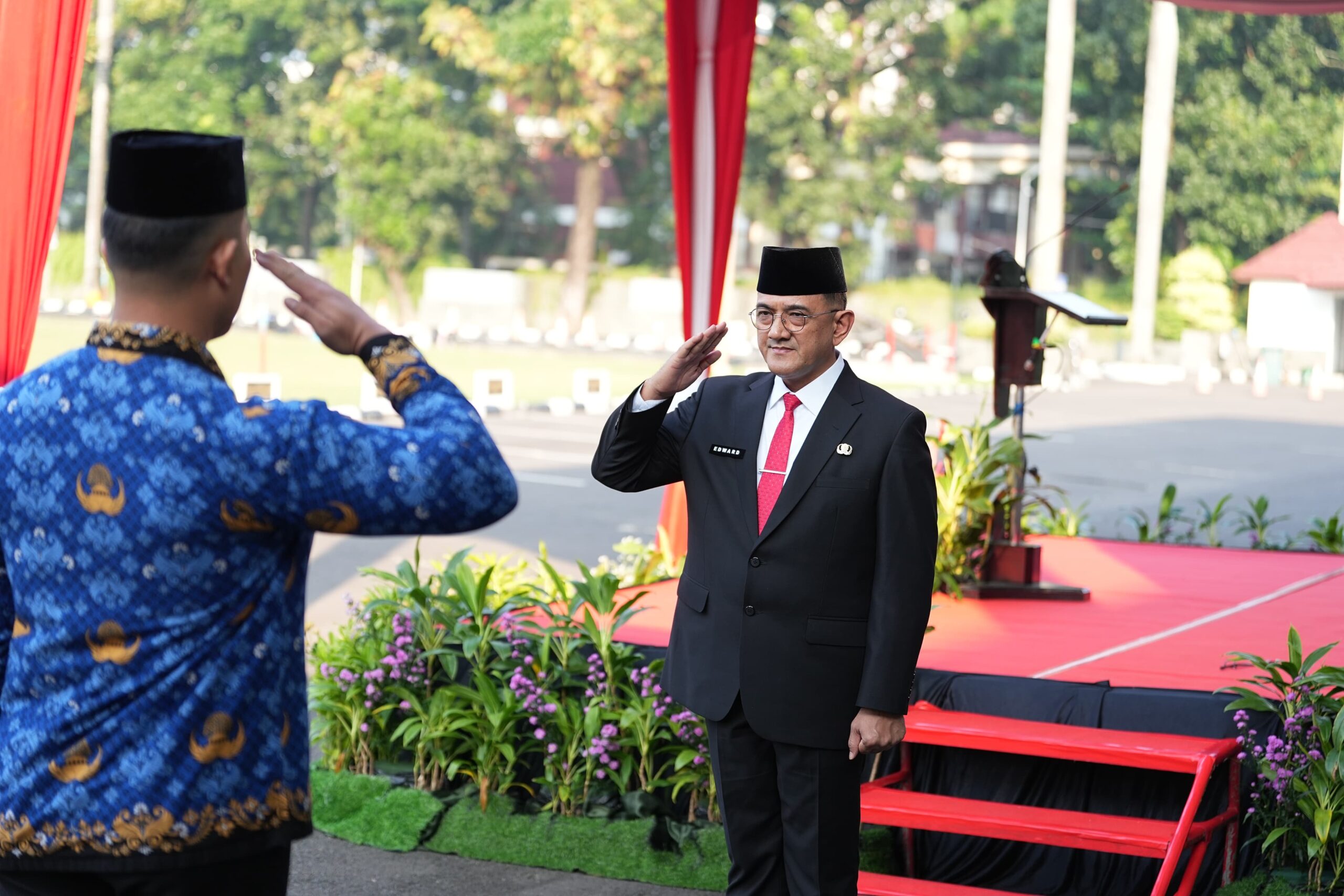 Sekda Edward Candra Pimpin Upacara Hari Lahir Pancasila 2026