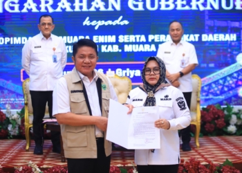 Sumarni Ditunjuk Jadi Plt Bupati Muara Enim