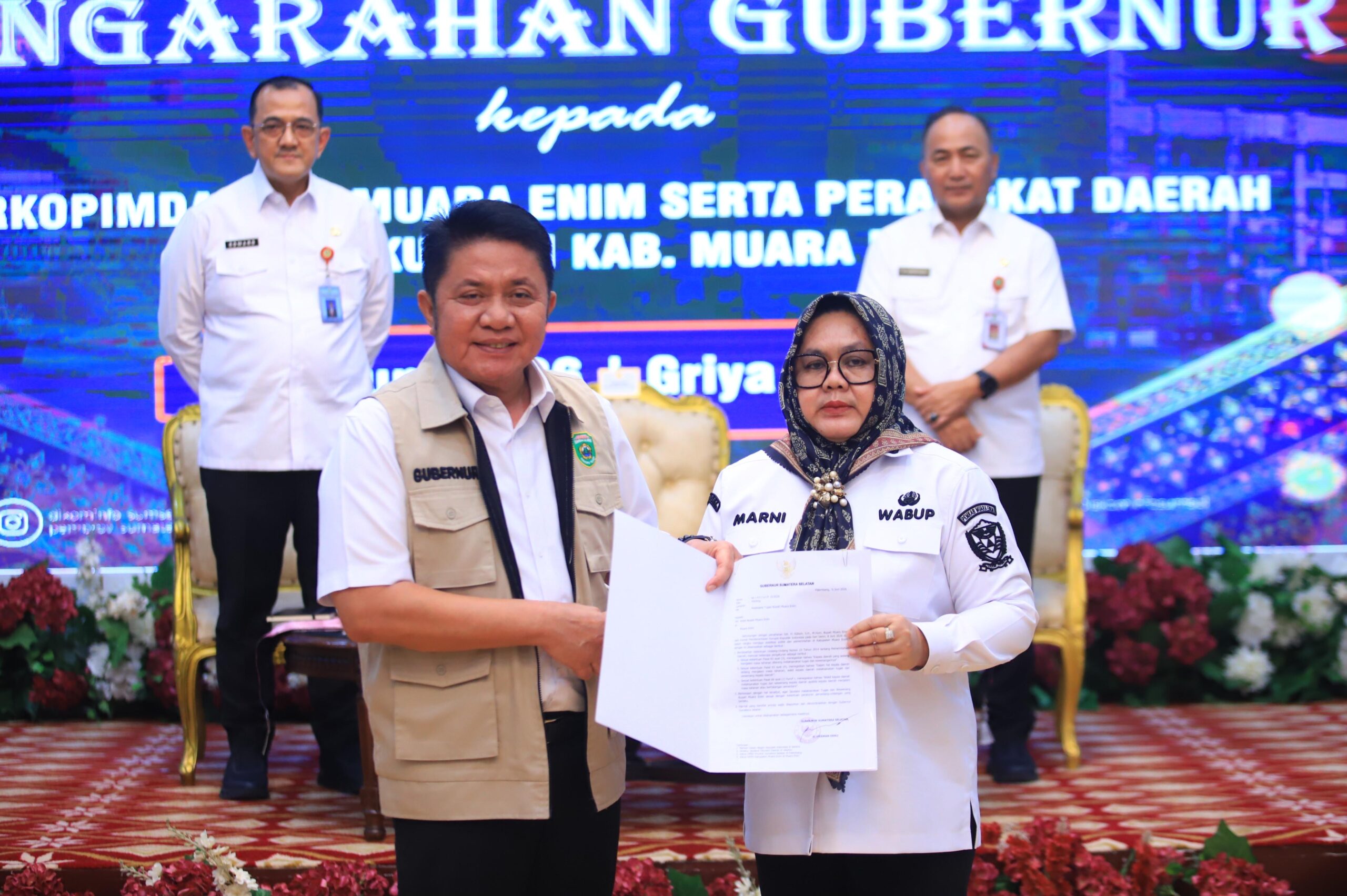 Sumarni Ditunjuk Jadi Plt Bupati Muara Enim