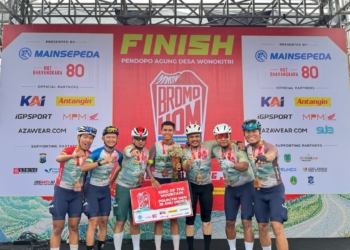 Personel Polda Sumsel Raih Juara di Bromo KOM 2026