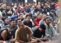 Suasana Nobar Final Piala Dunia di Sekayu