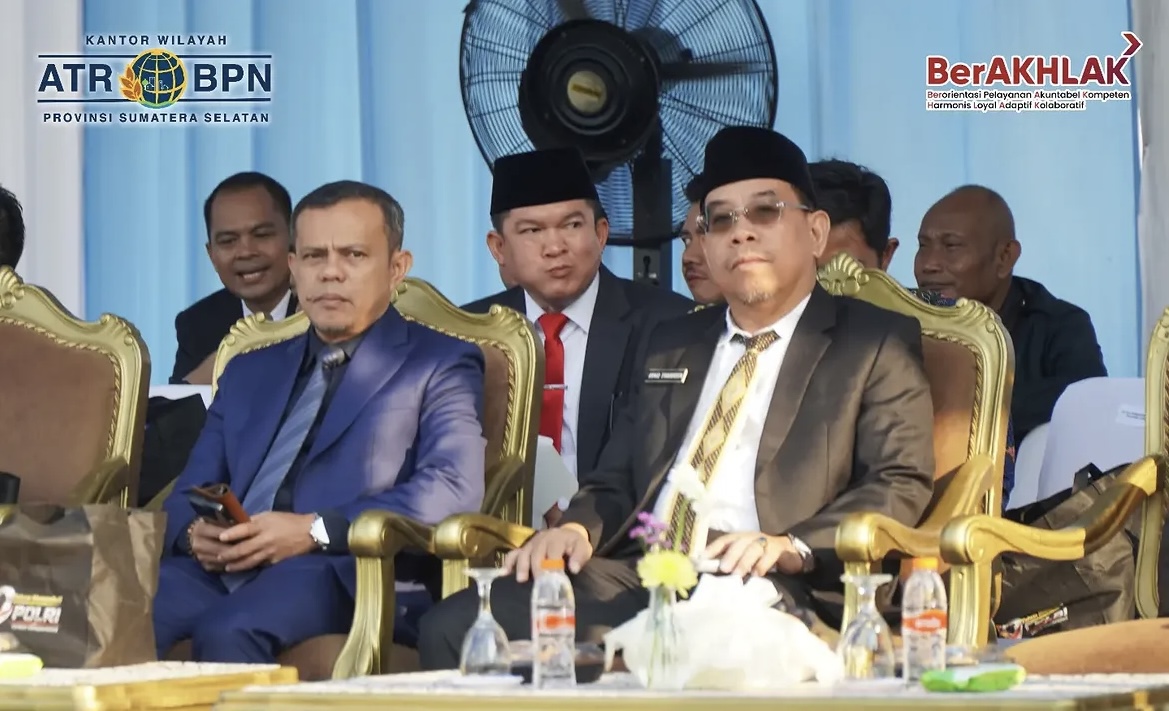 BPN Sumsel Komitmen Perkuat Sinergi Lintas Sektor di Momen HUT Bhayangkara ke-80