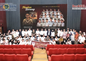 BPN Sumsel Ajak Pegawai 17 Kantah Kabupaten Kota Nobar Film Tanah Sengketa