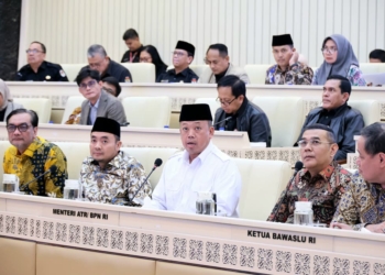 Nusron Wahid Laporkan Realisasi Anggaran Kementerian ATR/BPN 2025 kepada Komisi II DPR RI