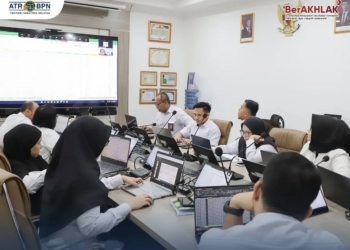 Matangkan Perencanaan Program, BPN Sumsel Ikuti Rapat Penyusunan RKA-K/L