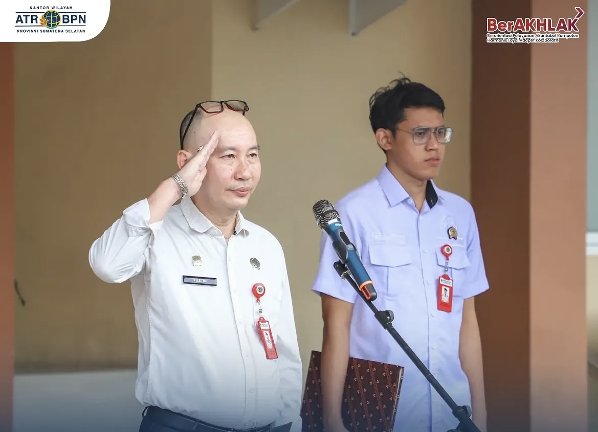 BPN Sumsel Tekankan Pentingnya Kedisplinan Pegawai