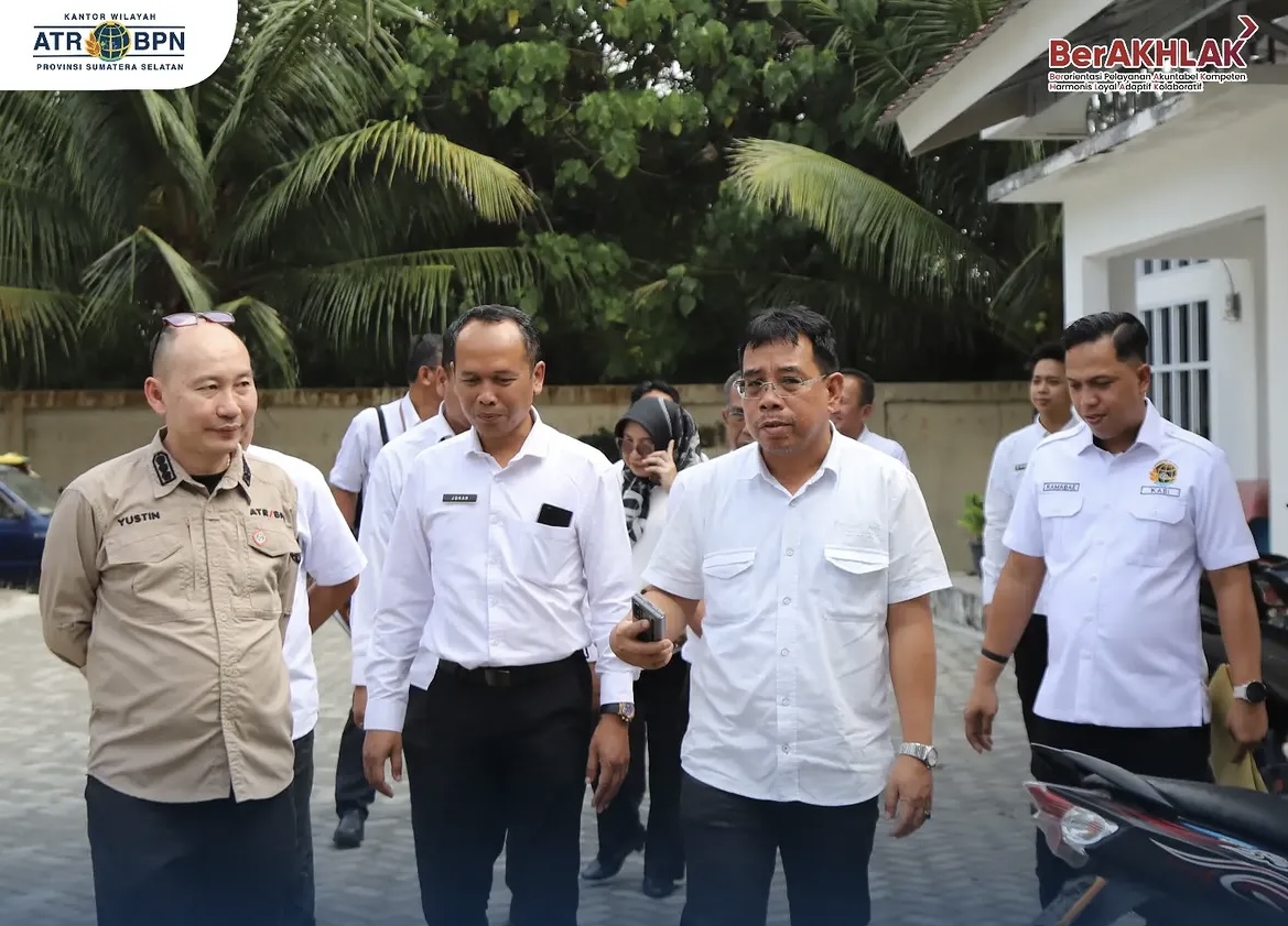 Percepat Target PTSL 2026, BPN Sumsel Evaluasi Kantah OKU Selatan