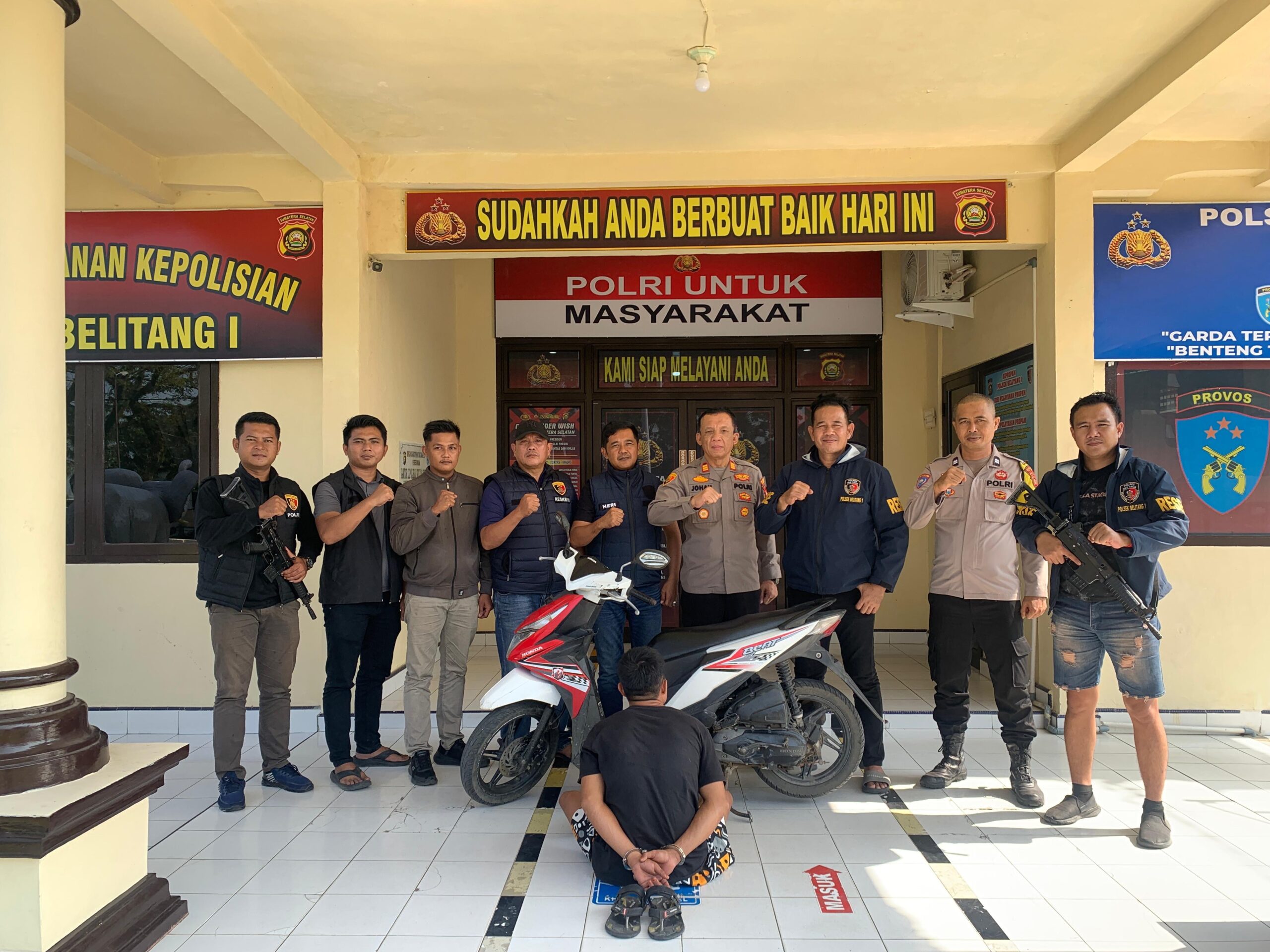 Polres OKU Timur Tangkap Pelaku Pencurian yang Resahkan Warga di Pasar Gumawang