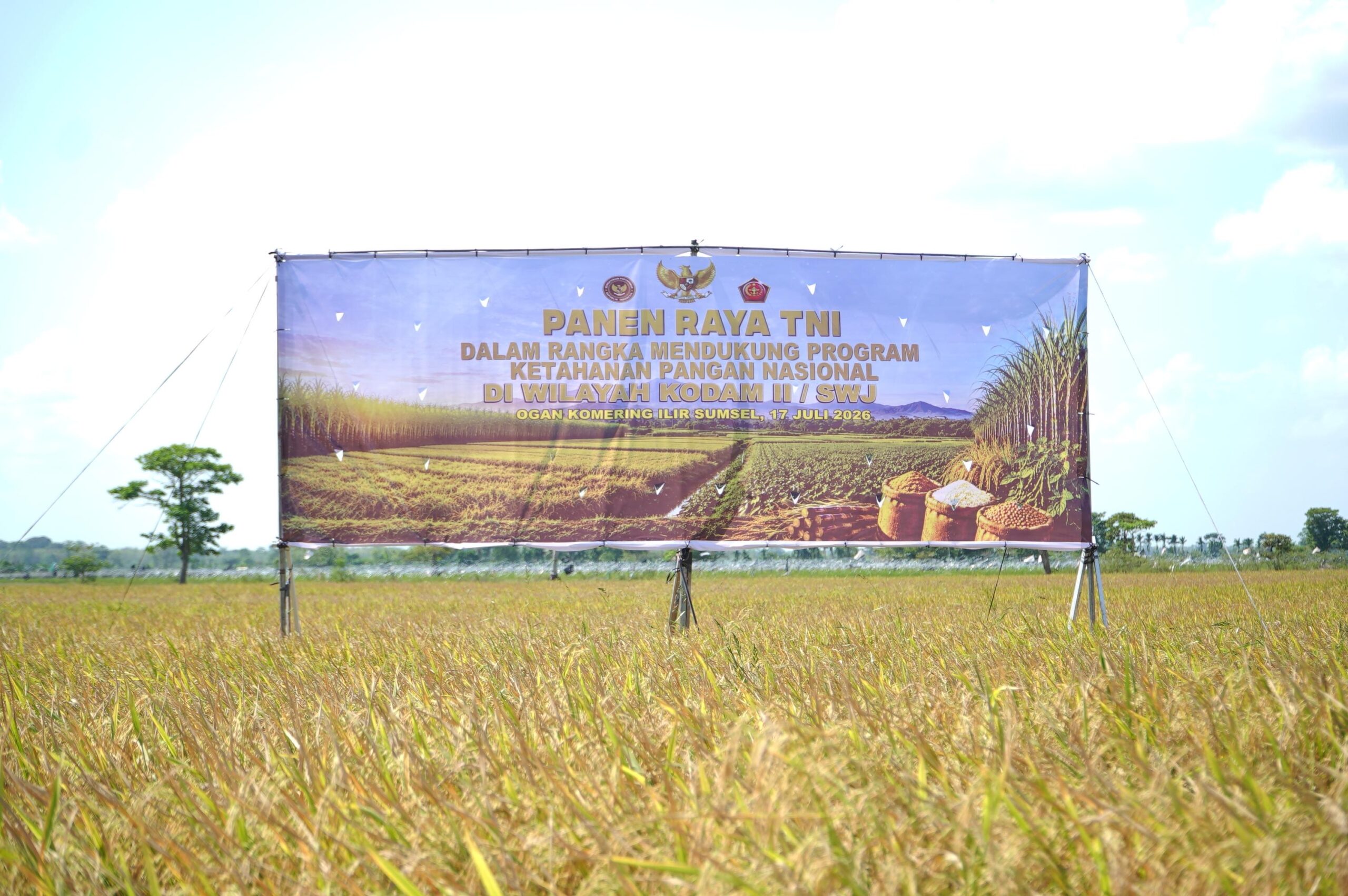 Panen Raya Komoditas Padi, Tebu, dan Kedelai di OKI: Sumsel Perkuat Ketahanan Pangan Nasional