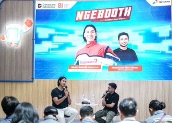 Ramaikan Booth MyPertamina, Sean Gelael Berbagi Pengalaman Dunia Balap ke Pengunjung GIIAS 2026