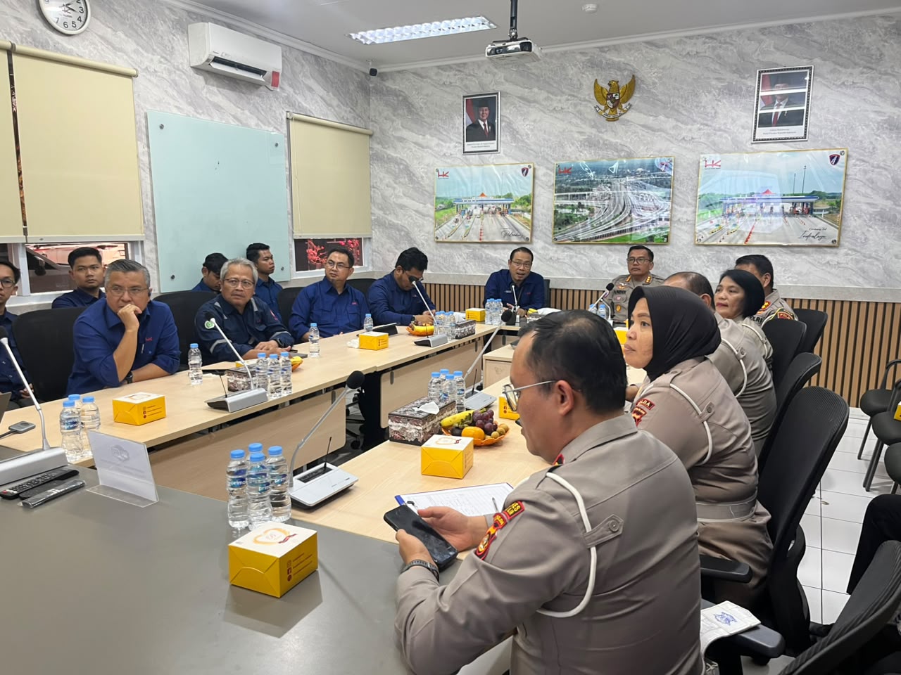 Tol Palembang–Betung Ditargetkan Fungsional Saat Nataru 2026, Ditlantas Polda Sumsel dan Hutama Karya Bahas Kesiapan