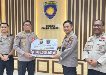 Polda Sumsel Salurkan Donasi Rp1,06 Miliar untuk Korban Gempa NTT