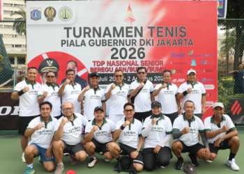 Kementerian ATR/BPN Berpartisipasi dalam Turnamen Tenis Piala Gubernur DKI Jakarta 2026