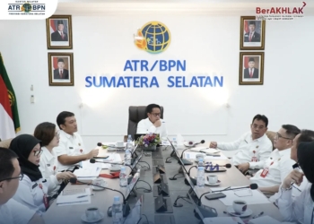 Masuki Semester II 2026, Kakanwil BPN Sumsel Pimpin Rakor Percepatan Program Prioritas