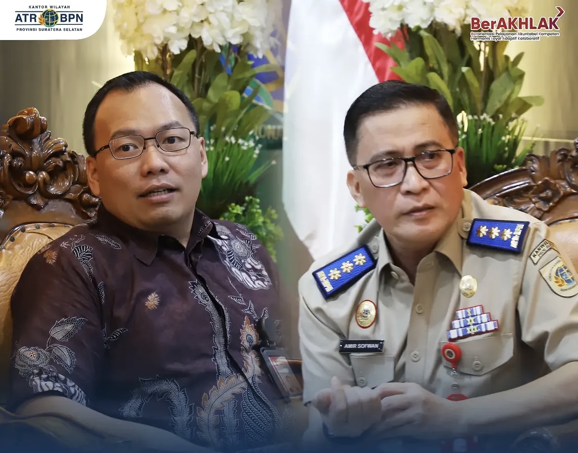 BPN Sumsel Terima Audiensi KPK, Bahas ZNT dan Percepatan Sertipikasi Aset Pemerintah