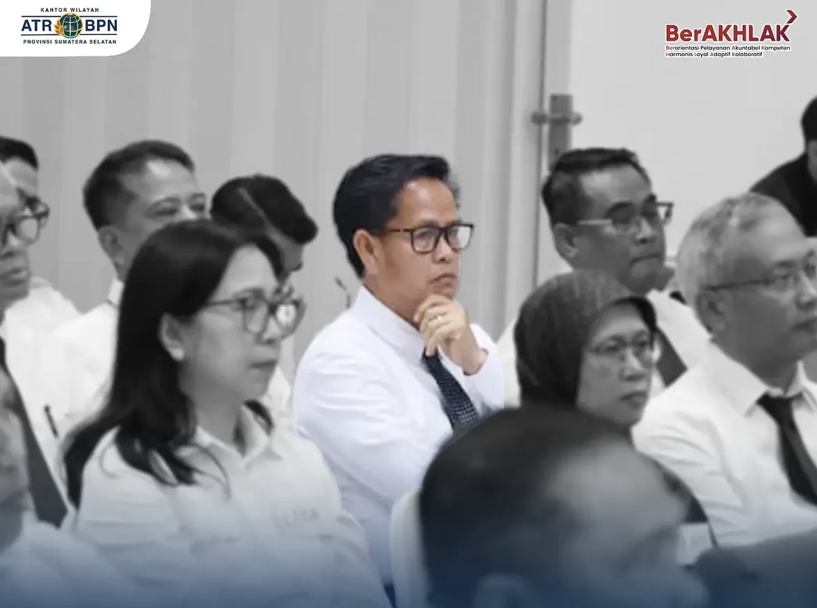 Kakanwil BPN Sumsel Ikuti Pelatihan Prestasi Bersama KPK