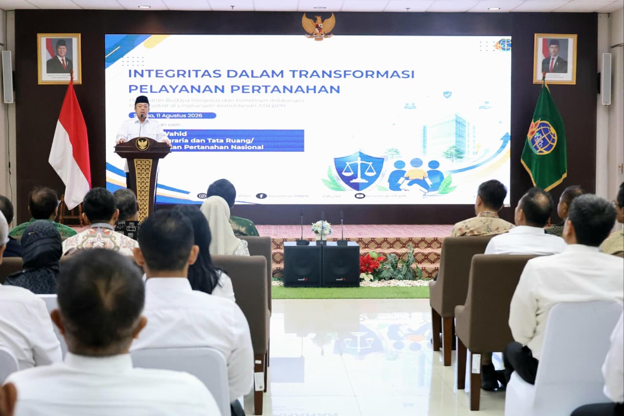 Buka PRESTASI Bersama KPK, Nusron Wahid Tanamkan Semangat Bekerja Mempermudah Rakyat