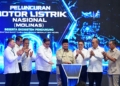 Prabowo Luncurkan Motor Listrik Nasional