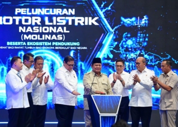 Prabowo Luncurkan Motor Listrik Nasional