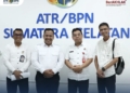 Pererat Hubungan Kelembagaan, Wabup OKI Silaturahmi ke Kanwil BPN Sumsel