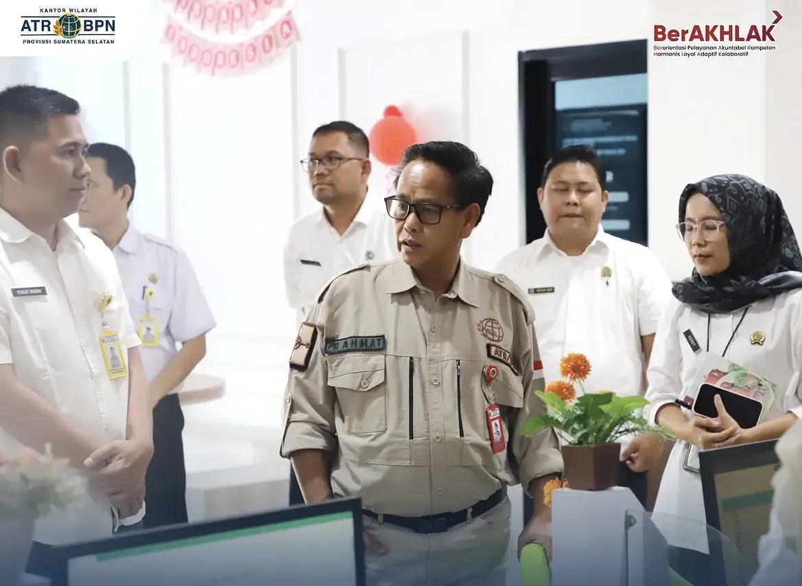 Kakanwil BPN Sumsel Sidak ke Kantah Muba, Dorong Percepatan Kinerja dan Pelayanan