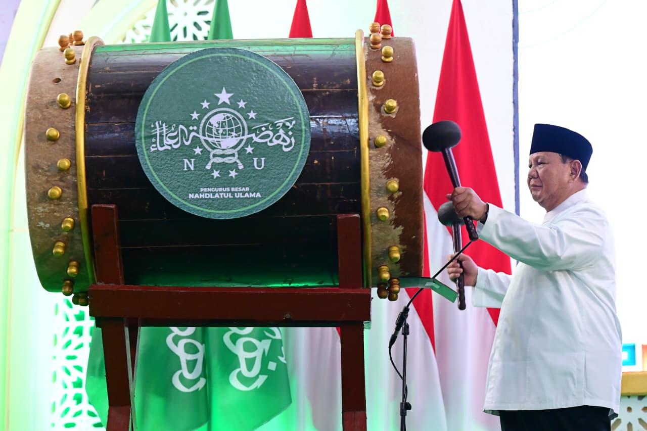 Prabowo Buka Muktamar ke-35 NU di Jombang