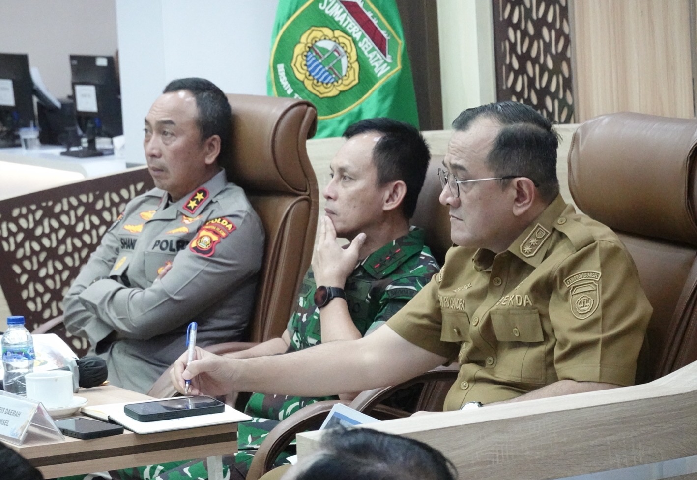 Pemprov Sumsel Ikuti Rakor Bersama Menko Polkam Bahas Penanganan Karhutla