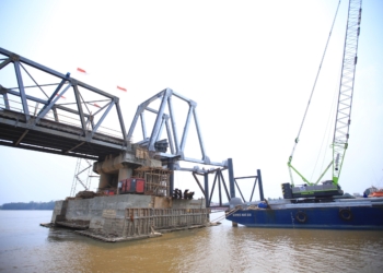Jembatan P6 Lalan Ditargetkan Tersambung Januari 2027