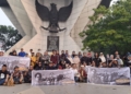 Jurnalis di Sumsel Gelar Doa untuk Rekannya yang Belum Kembali dari Liputan Gunung Anak Krakatau