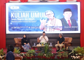 Beri Kuliah Umum di Politeknik Agraria STPN, Rocky Gerung Ingin Taruna Pahami Tiga Konsep Pengelolaan Tanah