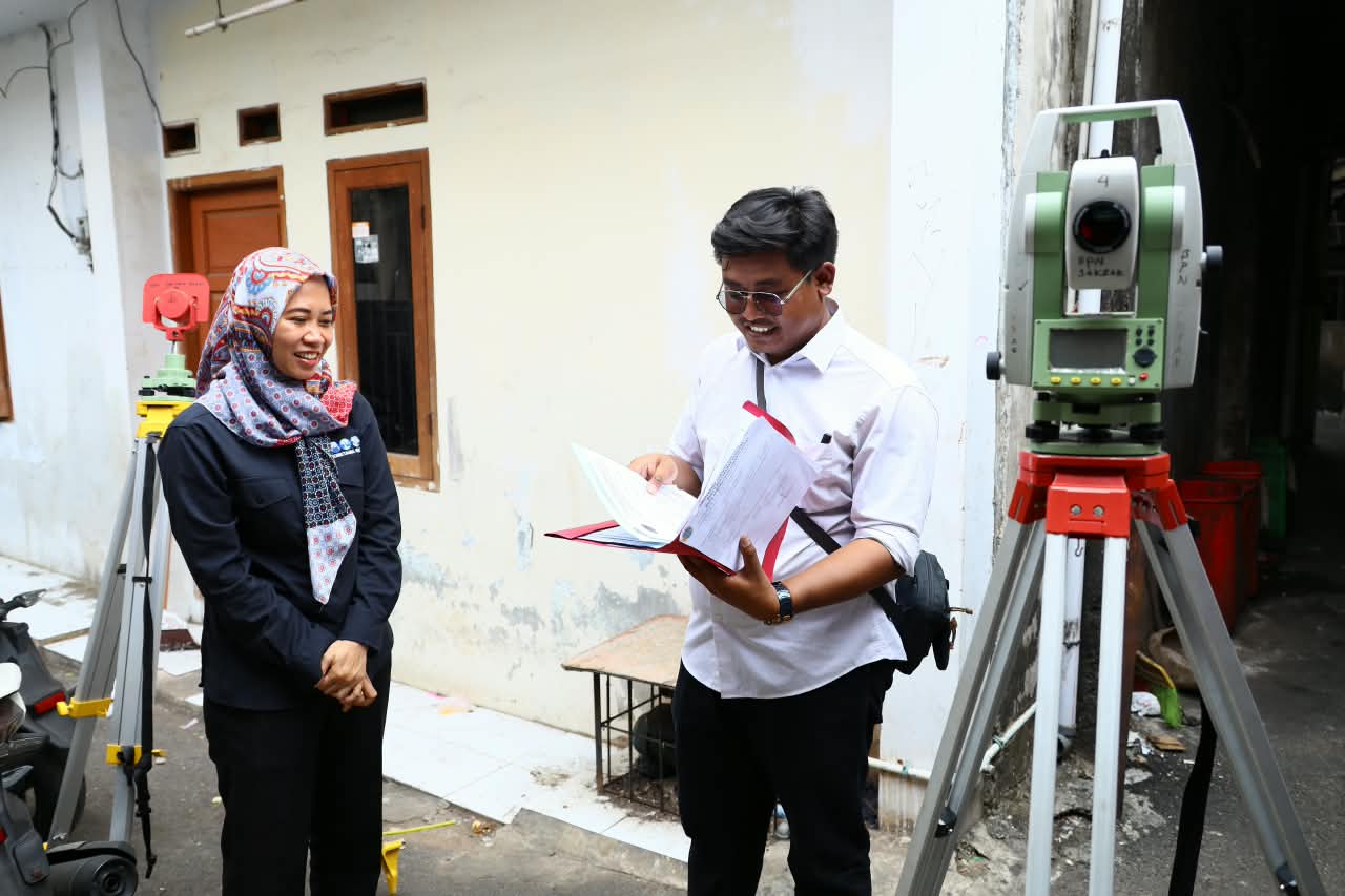 Pengukuran Terjadwal Percepat Warga Urus Layanan Pertanahan