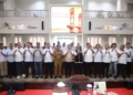Wali Kota Palembang Ratu Dewa saat Coffee Morning bersama anggota asosiasi badan usaha GAPENSI, GATENSI, HIPMI, REI, INKINDO dan IDI terkait pelaksanaan Sensus Ekonomi 2026 di Ruang Rapat Parameswara, Selasa (8/9/2026).