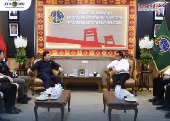 Kakanwil BPN Sumsel Sambut Kajari Palembang, Perkuat Sinergi dan Kepastian Hukum Pertanahan