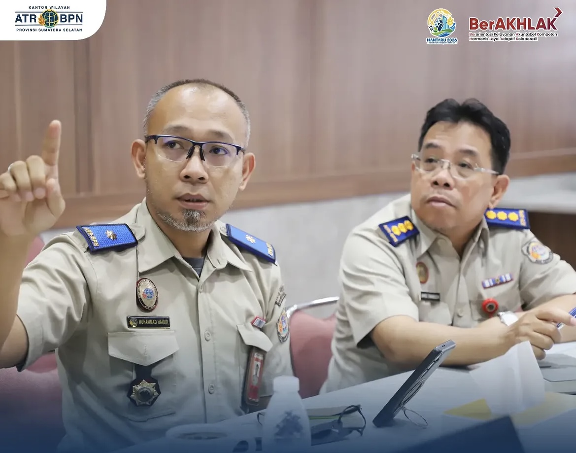 Kabag TU Kanwil BPN Sumsel Pimpin Rakor Evaluasi Penyerapan Anggaran Jelang Akhir Tahun