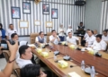 Rapat koordinasi antisipasi genangan menghadapi musim hujan.