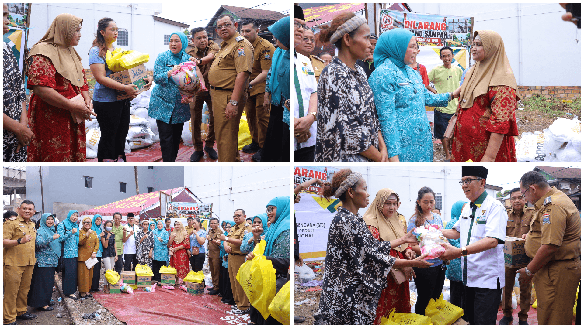 Pemkot Palembang Salurkan Bantuan Korban Kebakaran di Jakabaring