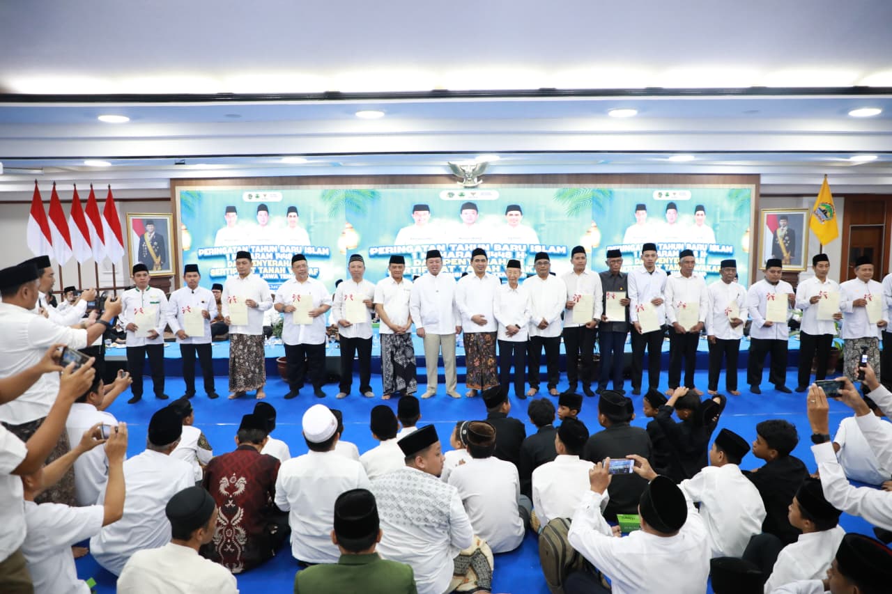 Kementerian ATR/BPN Sertipikasi Lebih dari 50 Ribu Tanah Wakaf dalam Dua Tahun Prabowo Gibran